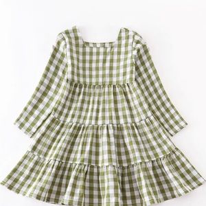 Green Gingham Dress